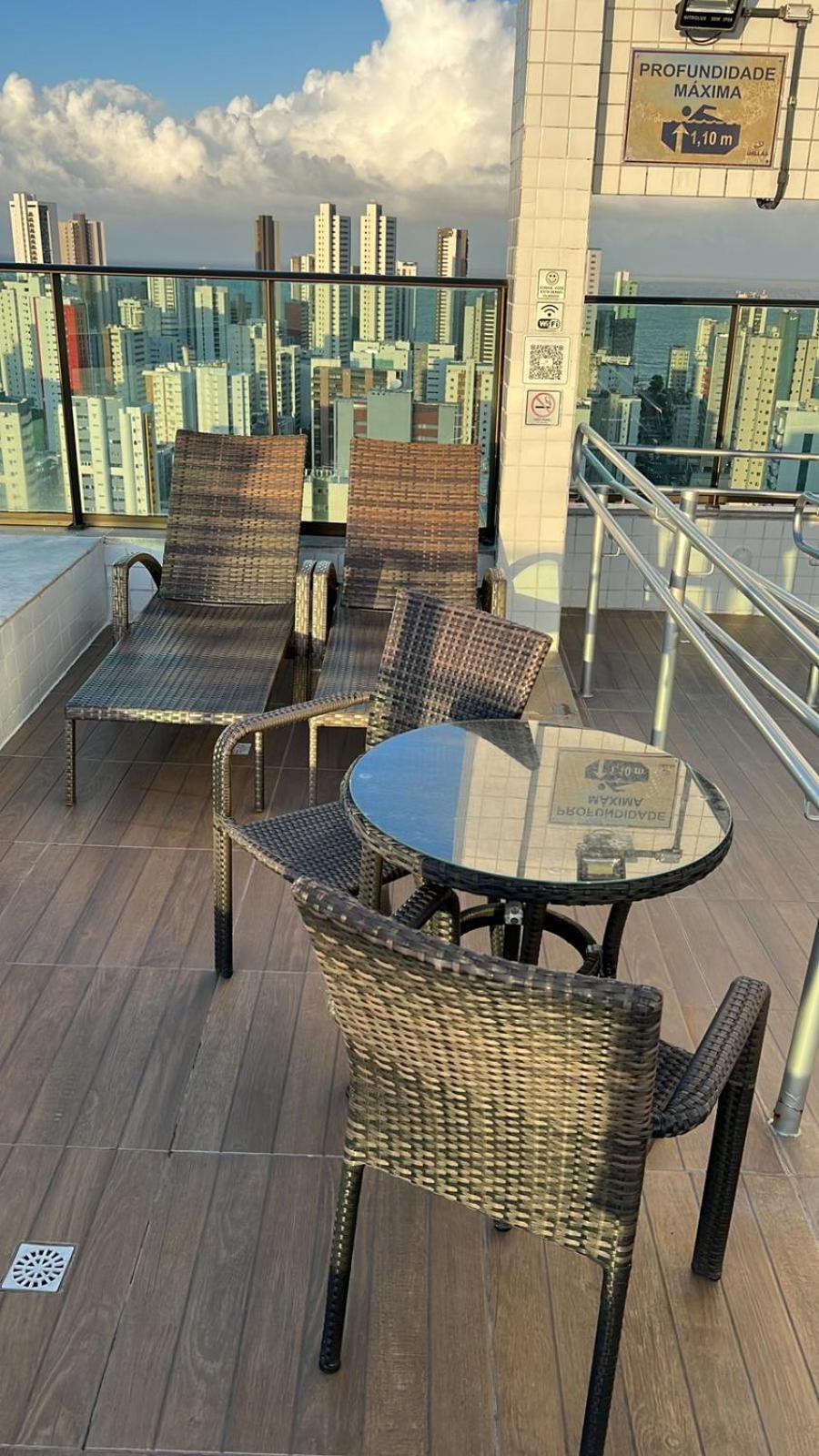 2402 - Flat Em Boa Viagem Praia, Prox Ao Shopping, Vista Mar *